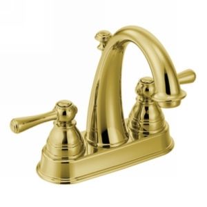 Moen 6121P Kingsley Polished Brass 1H lav faucet