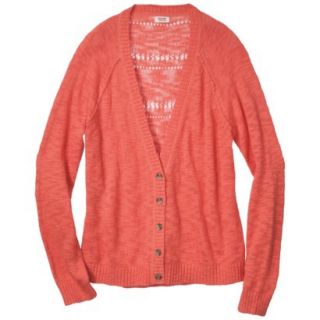 Mossimo Supply Co. Juniors Plus Size Long Sleeve Cardigan Sweater   Orange 1