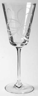 Lenox Belle Boulevard Wine Glass   Kate Spade, Clear, Etched Ribbon,No Trim
