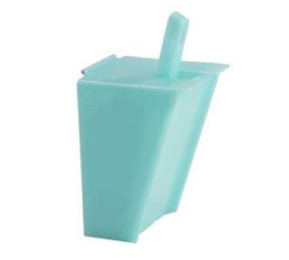 Cal Mil Wall Mount Econo Scoop Holder w/ 6 oz Scoop & Drip Tray, Blue