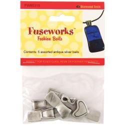 Fuseworks Fashion Bails 5pc  Antique Silver
