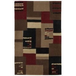 Nourison Hand tufted Dimensions Taupe Rug (36 X 56)
