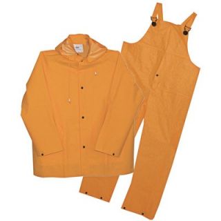 Boss 3 Pc. Yellow Rain Suit   35mm, Size M, Model# 3PR0300YM
