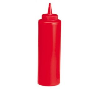 Tablecraft 12 oz Ketchup Squeeze Dispenser w/ Cone Tip, Poly, Red