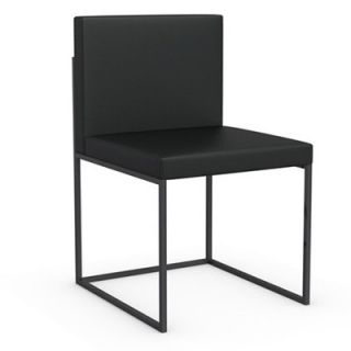 Calligaris Even Plus Chair CS/1295 LH_P Frame Finish Black Nickel, Seat Fini