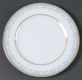 Noritake Lace Horizon Bread & Butter Plate, Fine China Dinnerware   Blue Band Wi