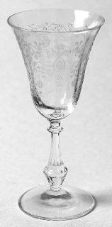Fostoria Arcady (Stem 6014, Etch 326) Wine Glass   Stem #6014, Etch #326