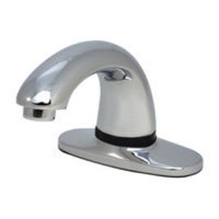 Rubbermaid Deck Mount Auto Faucet   4 Centers, Touch Free, Chrome