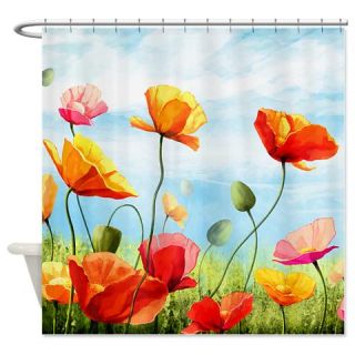  poppies flower Shower Curtain  Use code FREECART at Checkout