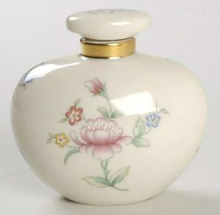 Lenox China Floral Garden Collection Perfume Bottle with Stopper, Fine China Din