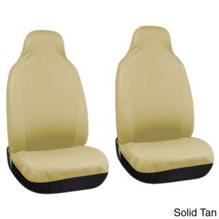 Oxgord Synthetic Faux Pu Leather Integrated High Back Bucket Seat Covers
