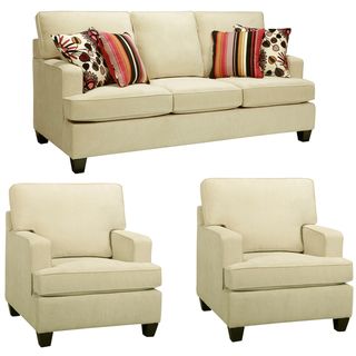 Austin Cream Sofa And Two Chairs