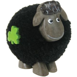 Fluffy Sheep Standing Black (black/grey. WARNING Not suitable for children under 36 months. Imported. )