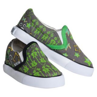 Boys Xolo Shoes Rocker Boy Twin Gore Canvas Sneakers   Gray 1
