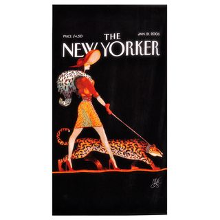 Leopard Lady Beach Towel (Black, multi Dimensions 40 inches wide x 70 inches long Materials 100 percent cotton Care instructions Machine washableThe digital images we display have the most accurate color possible. However, due to differences in compute