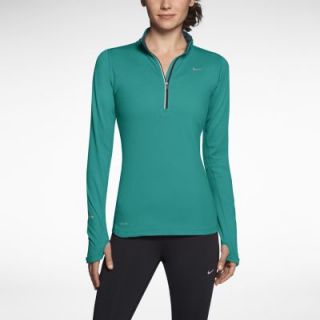 Nike Element Half Zip Womens Running Top   Turbo Green