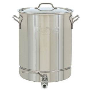 Bayou Classic Stainless Stockpot with Spigot   10 Gal.