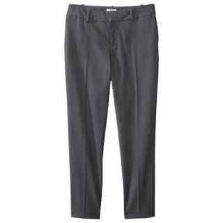 Merona Womens Twill Ankle Pant   (Classic Fit)   Heather Gray   10