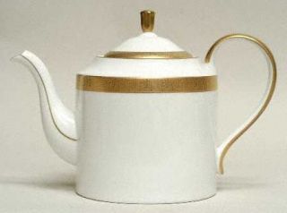 Faberge Agathon (Made In Japan) Teapot & Lid, Fine China Dinnerware   Encrusted