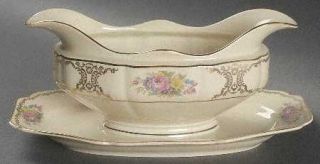 Heinrich   H&C Lady Louise Gravy Boat with Attached Underplate, Fine China Dinne