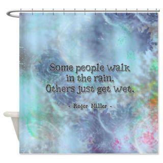  Rain Quote Shower Curtain  Use code FREECART at Checkout