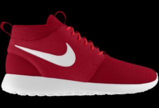 Nike Roshe Run Mid Premium iD Custom Kids Shoes (3.5y 6y)   Red