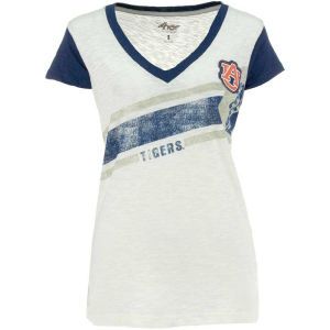 Auburn Tigers GIII NCAA Womens Zone Coverage Vneck T Shirt