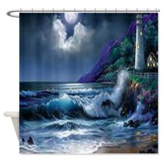  Lighthouse Shower Curtain  Use code FREECART at Checkout