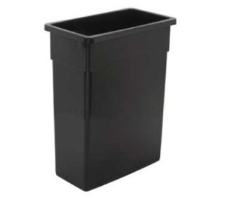 Continental Commercial 16 Gallon General Purpose Waste Container, Black