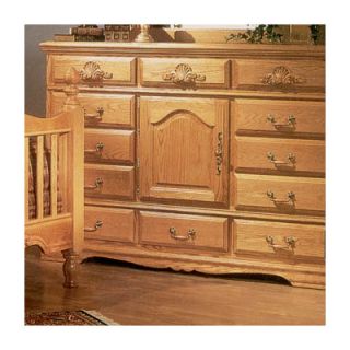 Bebe Furniture Country Heirloom 12 Drawer Oversized Dresser 514 Light