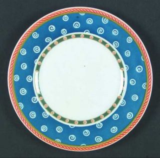 Villeroy & Boch Twist Clea Salad Plate, Fine China Dinnerware   Yellow Flowers,B