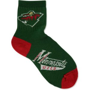 Minnesota Wild For Bare Feet Ankle TC 501 Med Sock