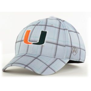 Miami Hurricanes Top of the World NCAA Fuse Plaid One Fit Cap