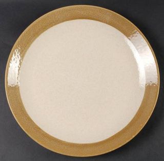 Sango Malibu Gold 12 Chop Plate/Round Platter, Fine China Dinnerware   Speckled