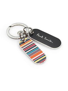Paul Smith Multistriped Key Ring   Color Brass