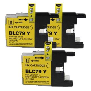 Brother Lc79 Remanufactured Compatible Yellow Ink Cartridge (pack Of 3) (YellowPrint yield 1,200 pages at 5 percent coverageModel NL 3x Brother LC79 YellowPack of Three (3) cartridgesNon refillableWarning California residents only, please note per Pro