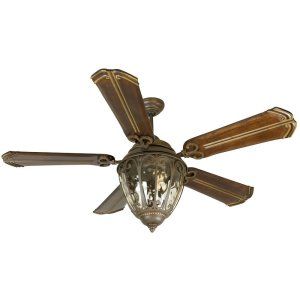 Craftmade CRA K10523 Olivier 56 Ceiling Fan with Custom Carved Chamberlain Waln