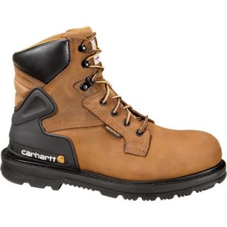 Carhartt 6in. Waterproof Work Boot   Bison Brown, Size 14, Model# CMW6220