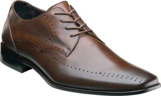 Mens Stacy Adams Atwell 24811   Brown Leather Lace Up Shoes