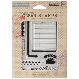 Basic Grey Capture Clear Stamps By Hero Arts the Details