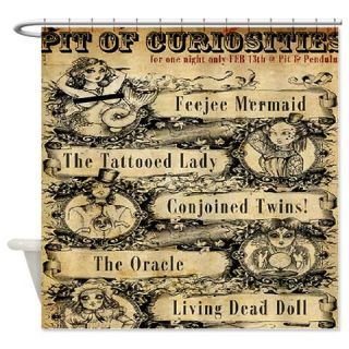  Strange Circus Act Poster Shower Curtain  Use code FREECART at Checkout