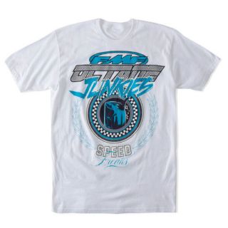 Junkies Mens T Shirt White In Sizes Medium, Small, Large, X Large, Xx Large