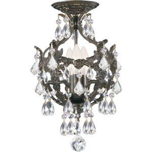 Crystorama Lighting CRY 5193 EB CL MWP CEILING Legacy Legacy 3 Light Clear Cryst