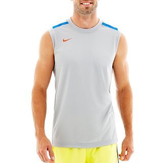 Nike League Basketball Sleeveless Top, Blue/Grey, Mens