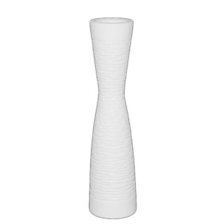 Urban Trend Ceramic White Vase (WhiteDecorative/Functional Decorative purposes onlyHolds water NoDimensions 30 inches high x 7.5 inches in diameter CeramicColor WhiteDecorative/Functional Decorative purposes onlyHolds water NoDimensions 30 inches h