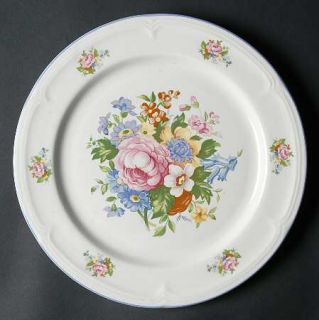 Tabletops Unlimited Victoria White 11 Round Platter/Chop Plate, Fine China Dinn