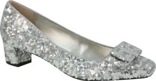 Womens J. Renee Imogen   Silver Sequins Ornamented Shoes