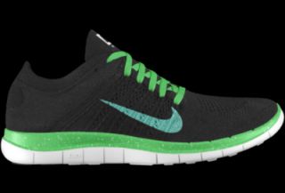 Nike Free 4.0 Flyknit iD Custom (Wide) Mens Running Shoes   Green