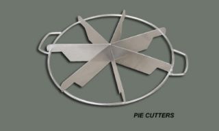 Winco 7 Cut Pie Cutter, Stainless Steel