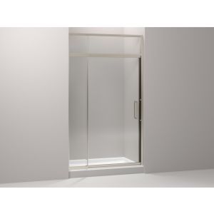 Kohler K 705823 L ABV Universal Semi frameless pivot shower door with sliding st